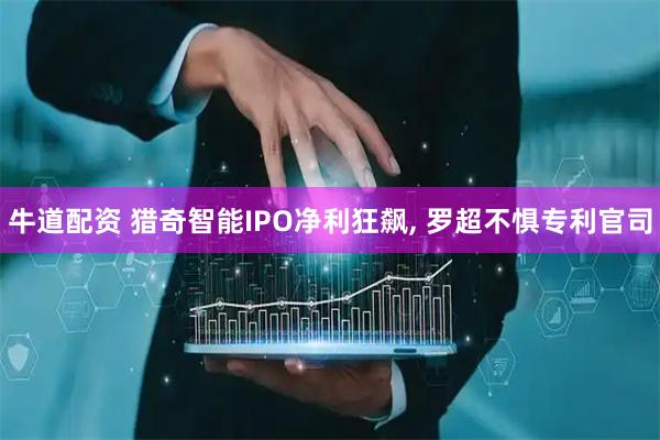 牛道配资 猎奇智能IPO净利狂飙, 罗超不惧专利官司